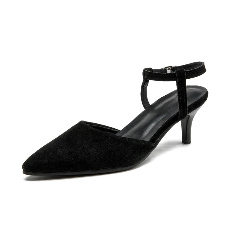 Women's Pointed Toe Leather Sandals – Shop at OWNLUXE