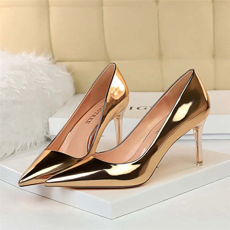 Women's Stiletto Leather Pumps | OWNLUXE
