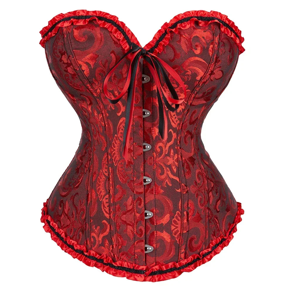 Victorian Lace-Up Corset Bustier | OWNLUXE