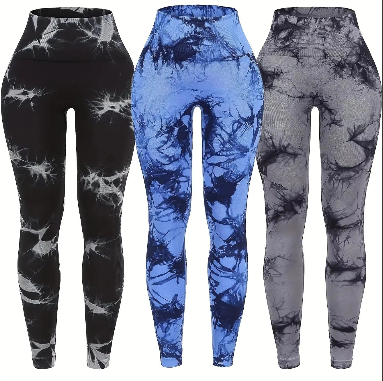 Seamless High-Waist Push-Up Yoga Leggings – Stretchy, Breathable & Form-Fitting