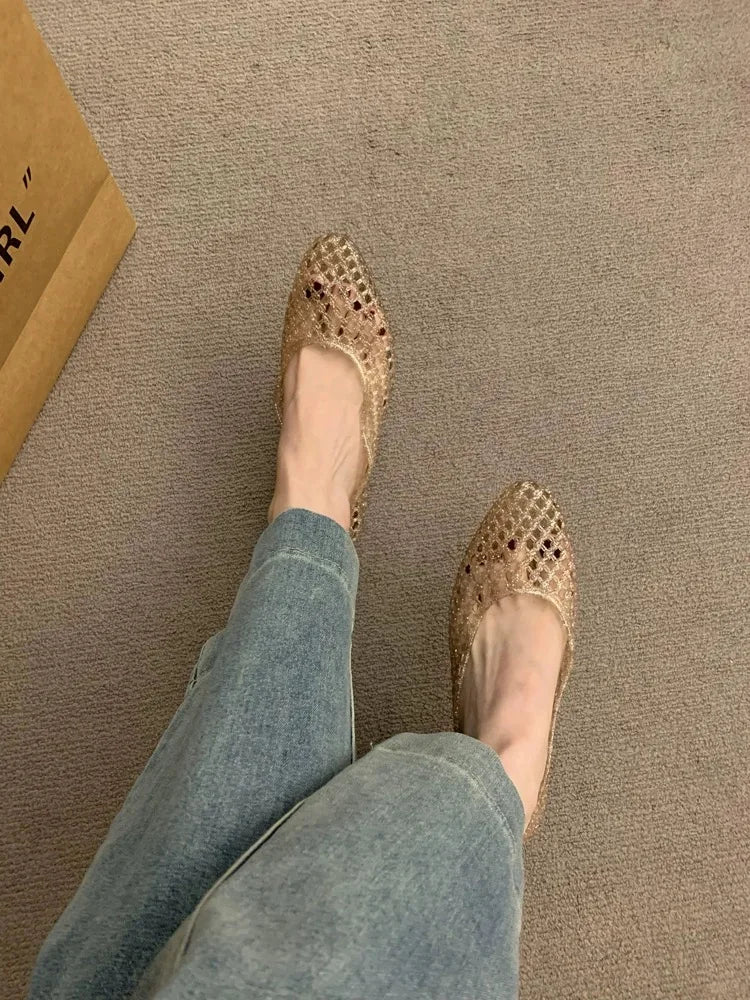 Women's Pointed Toe Sandals Flat – Shop at OWNLUXE