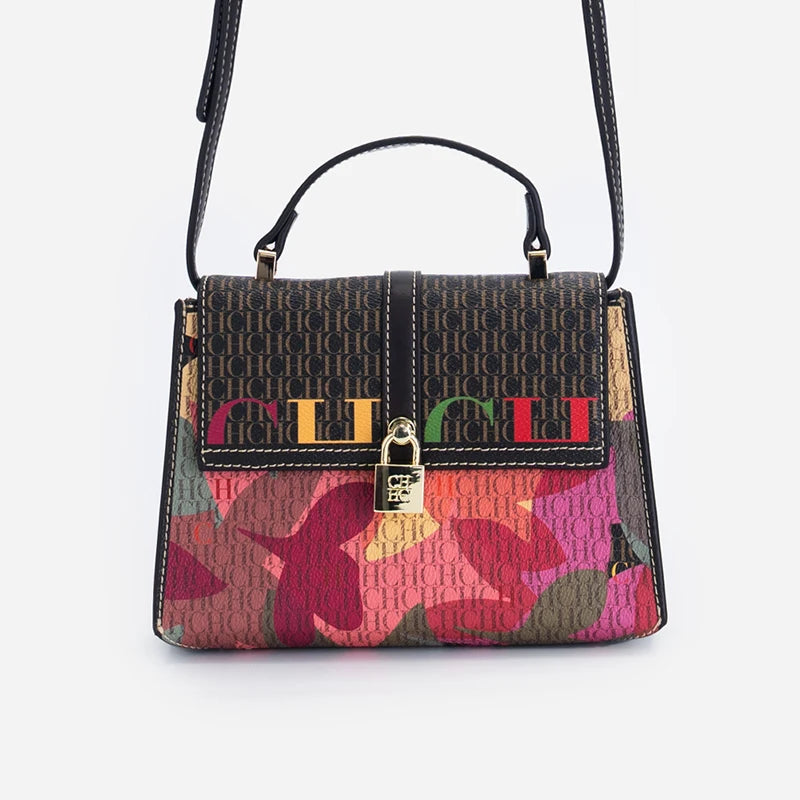 CH Exquisite Fashionable Handbag – Light Luxury Brand with Lock Design Crossbody