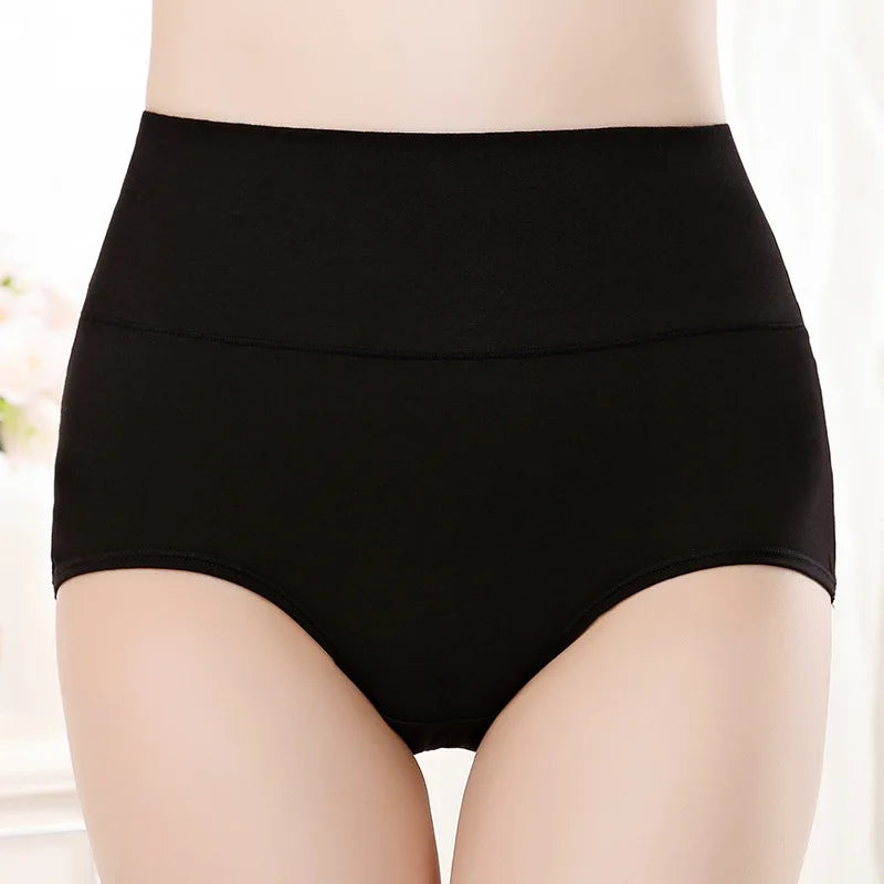 Women's High-Waist Cotton Plus-Size Briefs | OWNLUXE