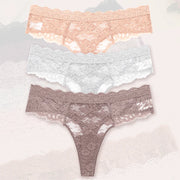3-Piece Lace Thong Set | OWNLUXE