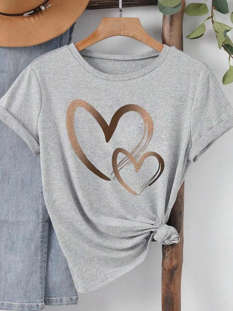 Women's Round Neck T-Shirt – Shop at OWNLUXE