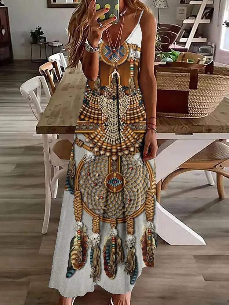 Bohemian Inspired Halter Dress – A Must-Have for Spring & Summer