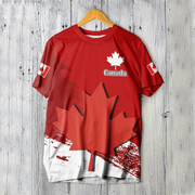 Canada Day T-shirt Canadian Flag Emblem Maple Leaf 3D | OWNLUXE