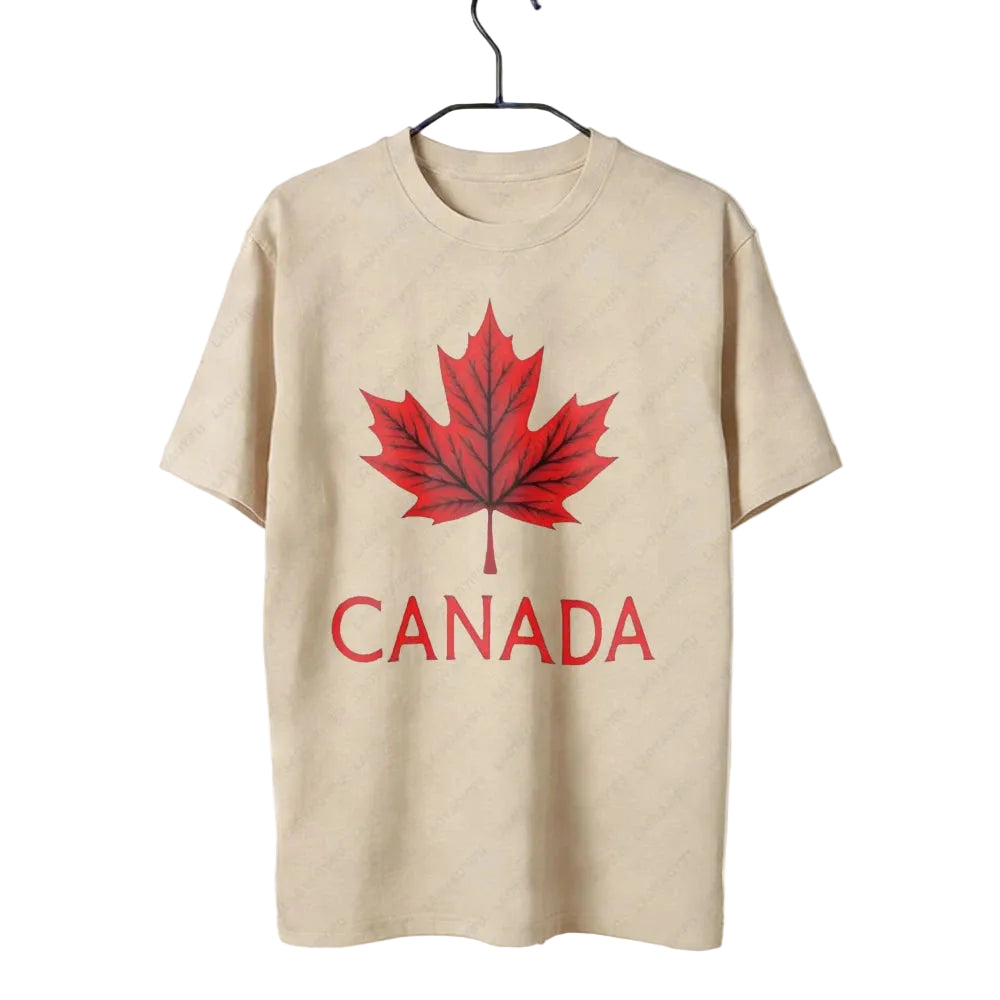 Canada Maple Leaf T-Shirt – Unisex Cotton Pride Tee | OWNLUXE