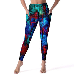 Women's High-Waist Printed Leggings – Stretchy, Comfortable & Casual