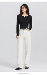 Load image into Gallery viewer, Semir 2025 Spring Straight Jeans - Simple Long Trousers
