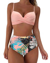 Vintage High Waist Bikinis Women Push Up Swimwear Bra | OWNLUXE