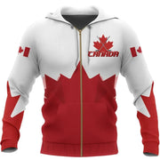 Canada 3d All Over Printed Maple Leaf Generation Zipped | OWNLUXE