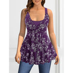 Load image into Gallery viewer, 🇨🇦 V-Neck Sleeveless Chiffon Blouse – Light &amp; Breezy for Summer
