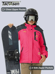 Tacvasen Winter Waterproof Ski Snowboard Jacket Womens | OWNLUXE