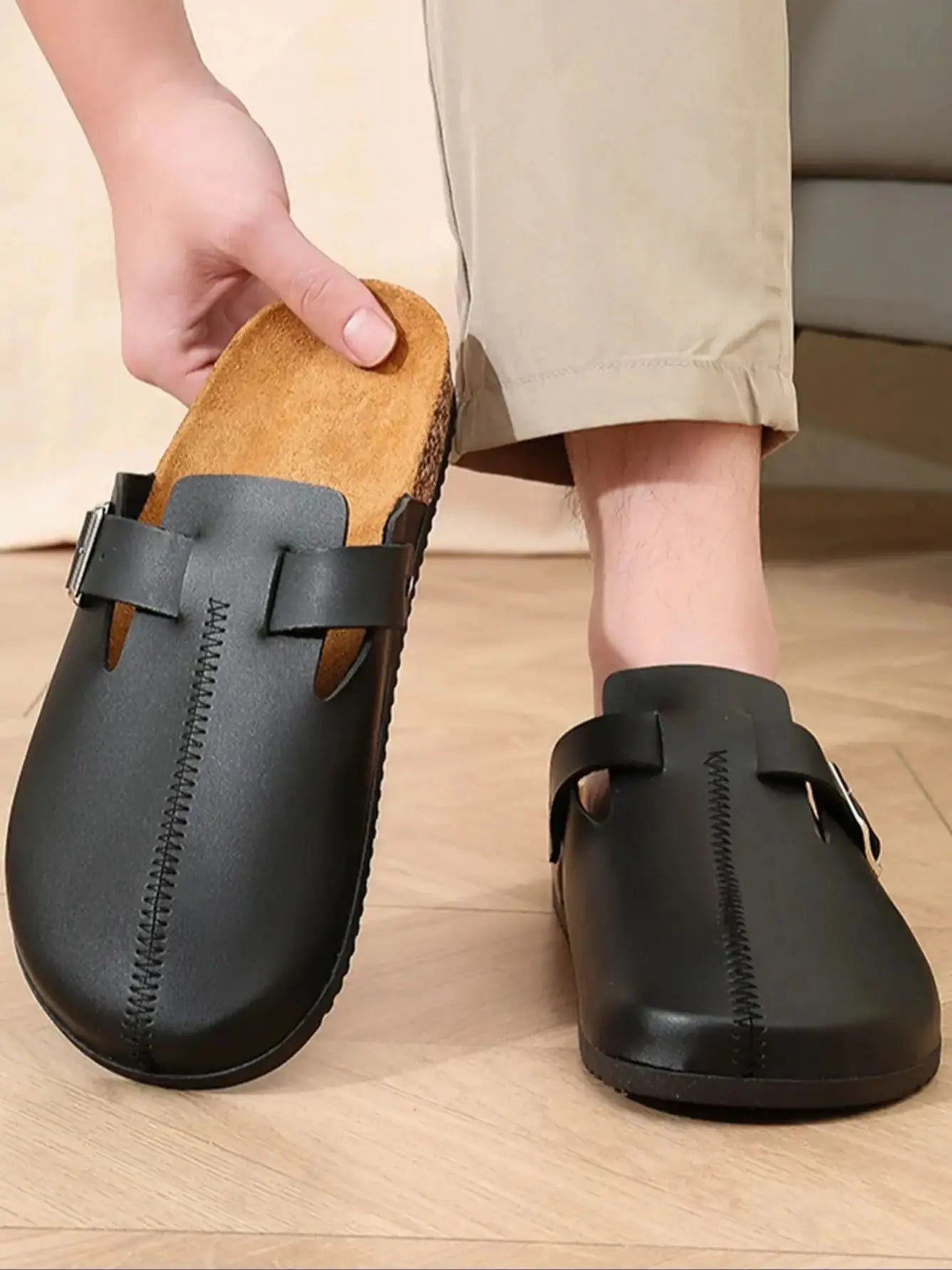 Women's Closed Toe Adjustable Vintage Slippers – Shop at OWNLUXE
