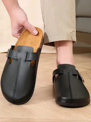 Women's Closed Toe Adjustable Vintage Slippers – Shop at OWNLUXE