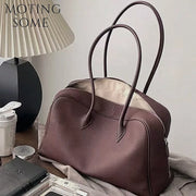 Cowhide Leather Handbag | OWNLUXE