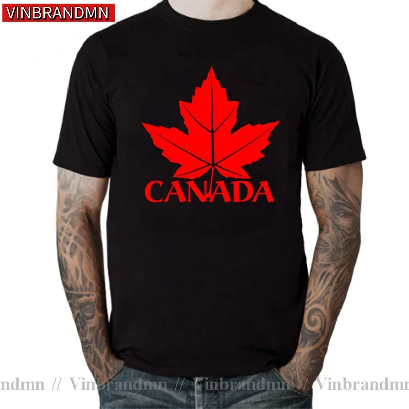 True North Strong Canada T-Shirt – Canadian Map Flag Maple Leaf Tee | OWNLUXE
