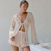 High-Waist Swim Cover-Up | OWNLUXE
