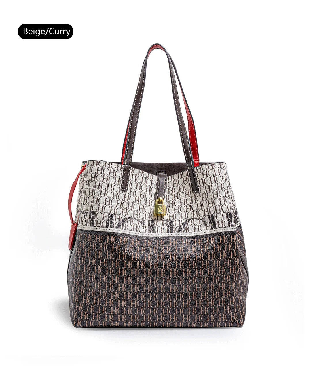 CH Women's Printed Handbag - Large Capacity Commuter Bag