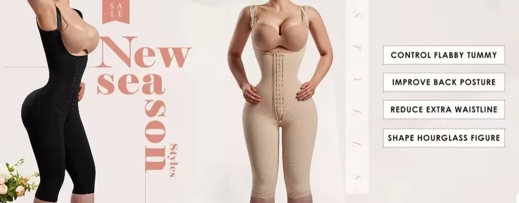 Medium-Control Shapewear Bodysuit, Wire-Free Cupless