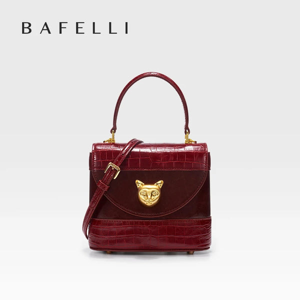 Leather Handbag (Ancora-Red) – Shop at OWNLUXE