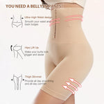 Load image into Gallery viewer, High Waist Butt Lifter Shapewear Shorts – Firm Tummy Control
