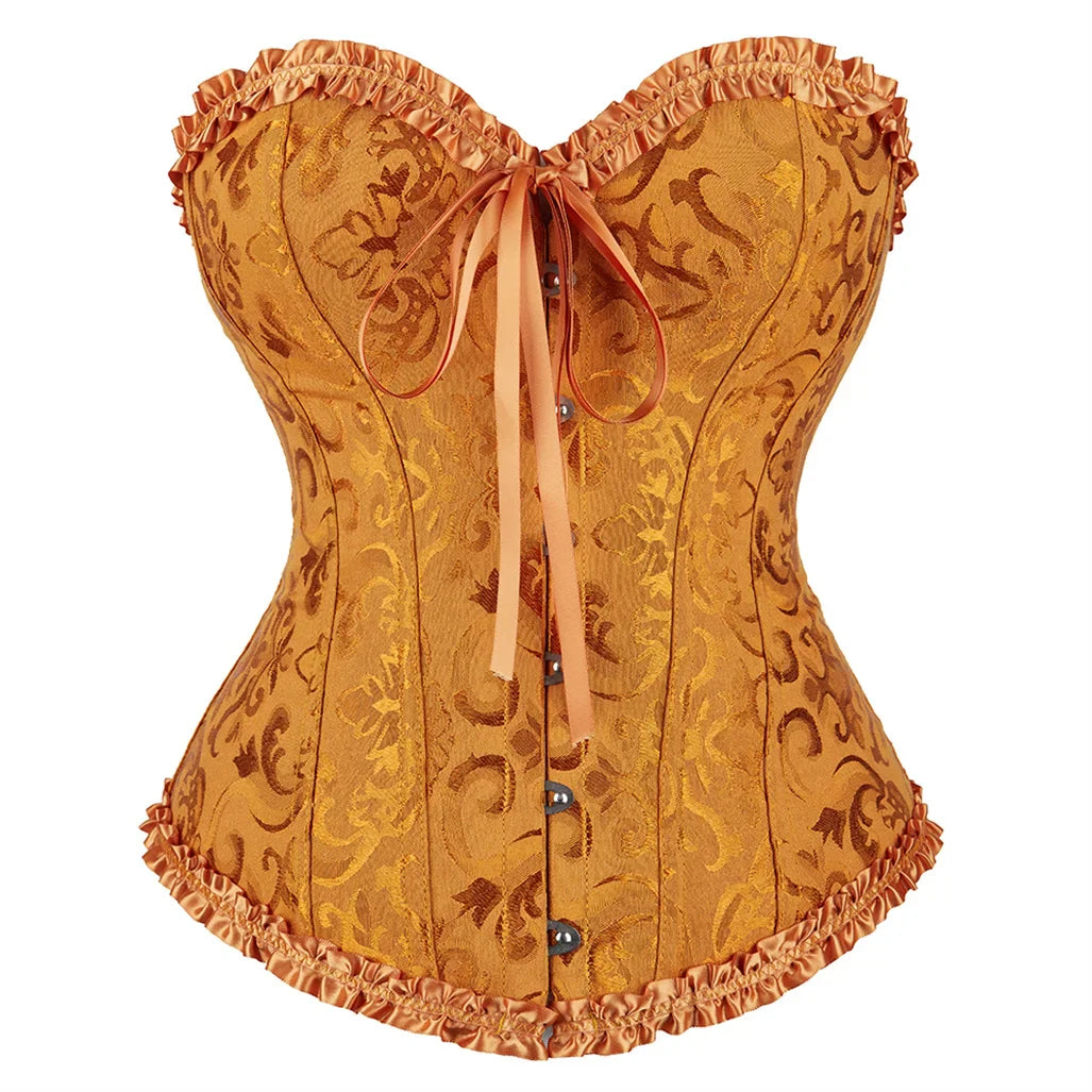 Victorian Lace-Up Corset Bustier | OWNLUXE