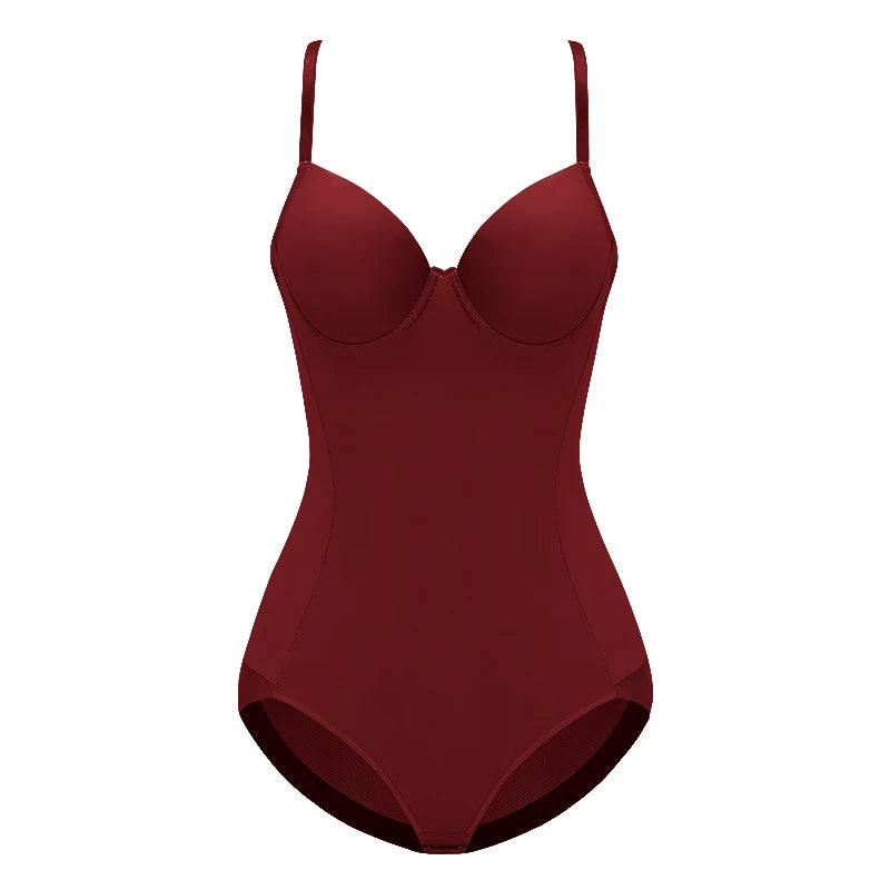 Medium Control Underwire Bodysuit Shaper with Cups