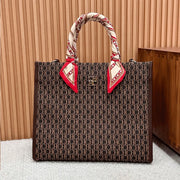Carolina Herrera Letter Print Large Capacity Tote Bag | OWNLUXE