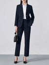 Slim Notched Blazer & Formal Trouser Set | OWNLUXE