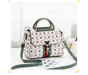 Luxury Designer Shoulder Bag - Printed Monogram Tote