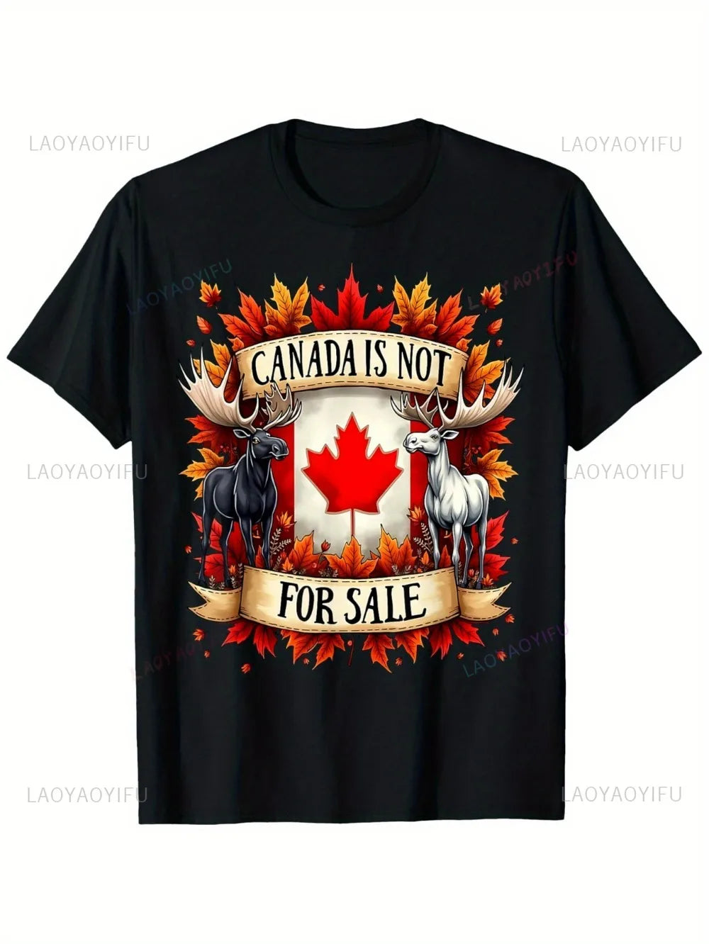 👕 True North Style Men's Casual Graphic Tee – Breathable & Quick-Dry Comfort | T-shirt graphique décontracté pour homme – Style canadien, tissu respirant et séchage rapide