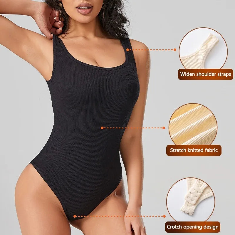 Women's Seamless Tummy Control Shaper Bodysuit