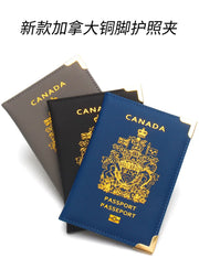 Canada Passport Holder & Travel Organizer – PU Leather Wallet