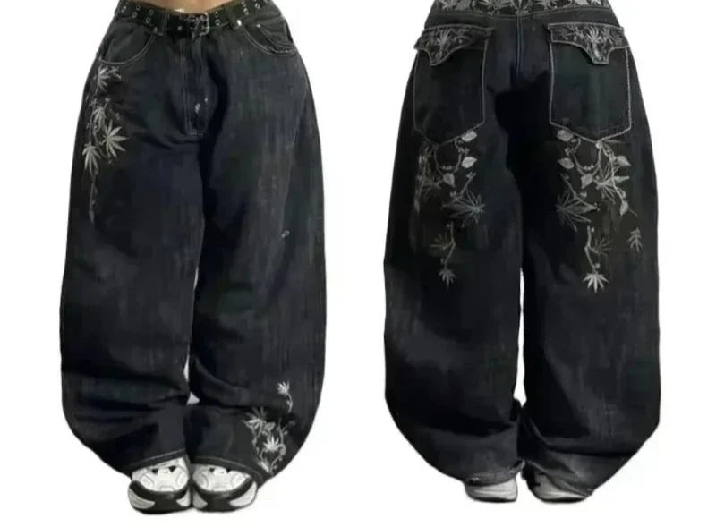 2026 American Trend Straight Jeans - Hip Hop Wide Leg Unisex