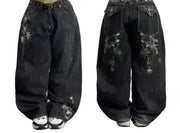 2026 American Trend Straight Jeans - Hip Hop Wide Leg Unisex