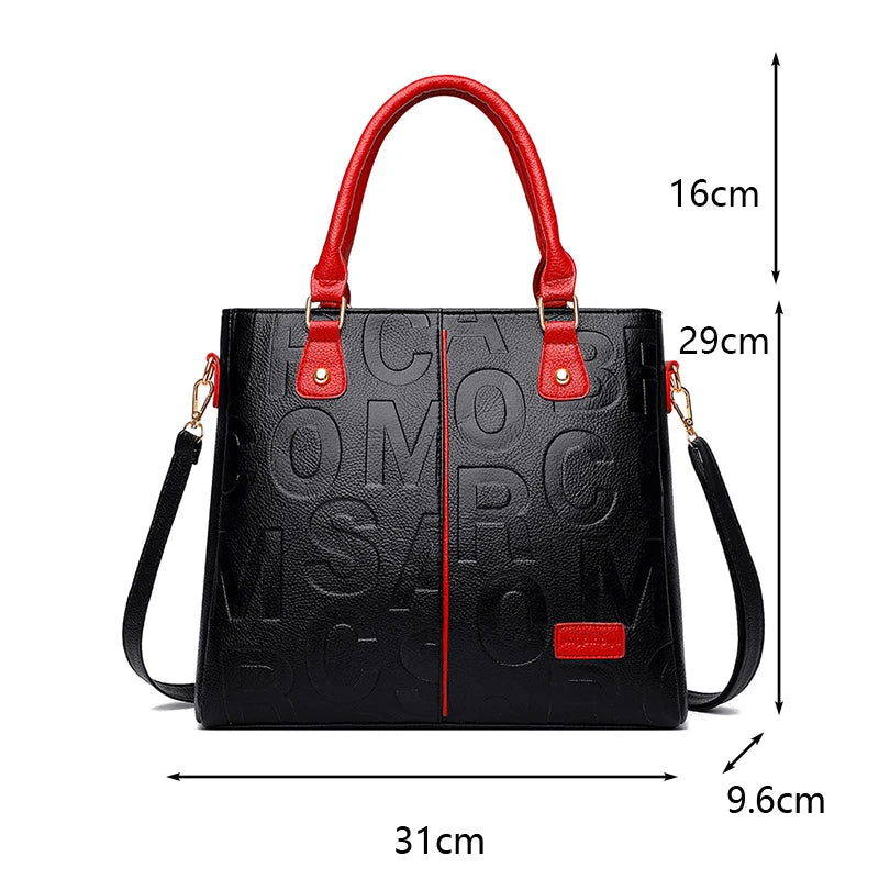 Large Capacity Travel Satchel - Designer PU Leather Crossbody Tote | OWNLUXE