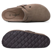 Women's Leather Suede Arch-Support Clogs | OWNLUXE