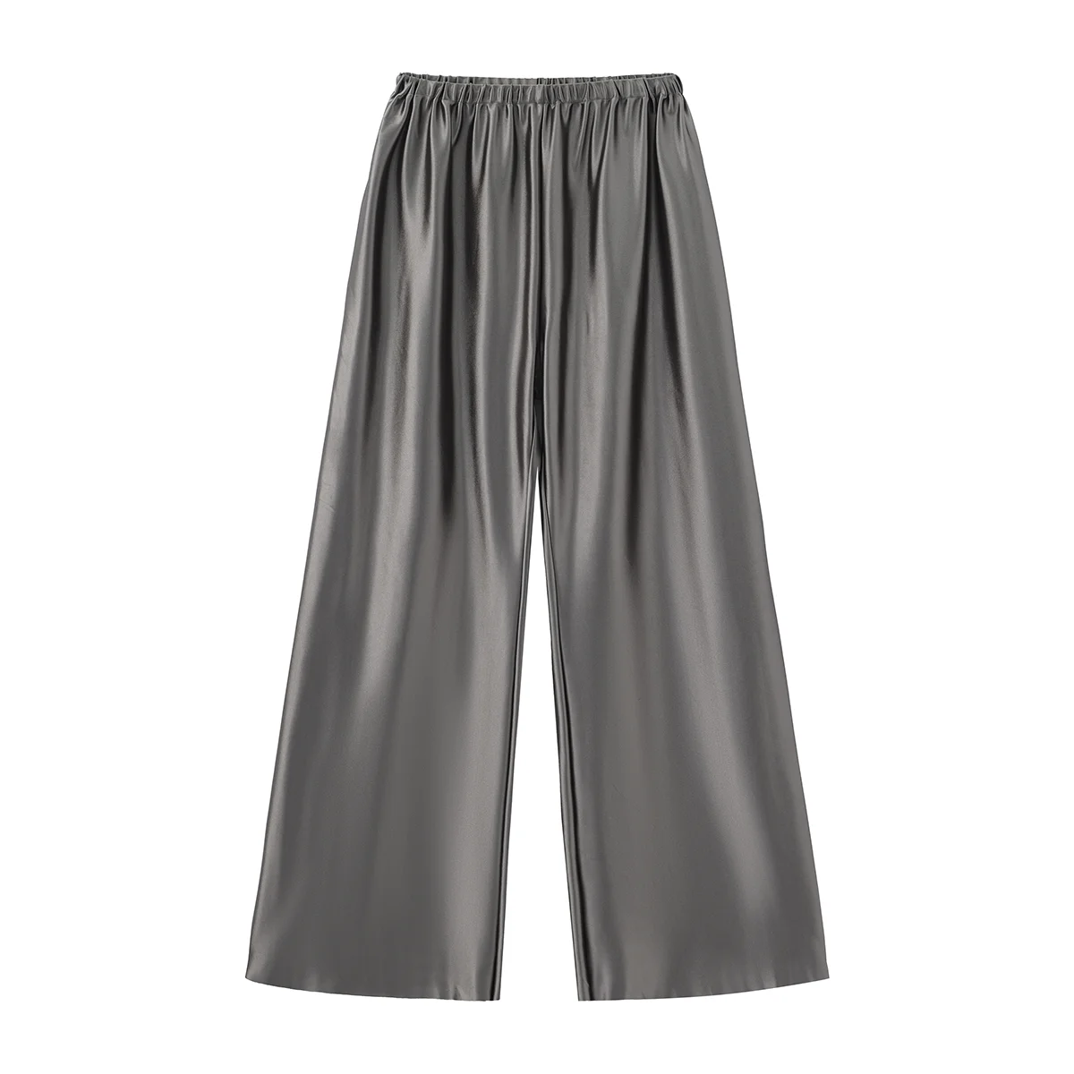 Women's Wide Leg Pants (White) | OWNLUXE