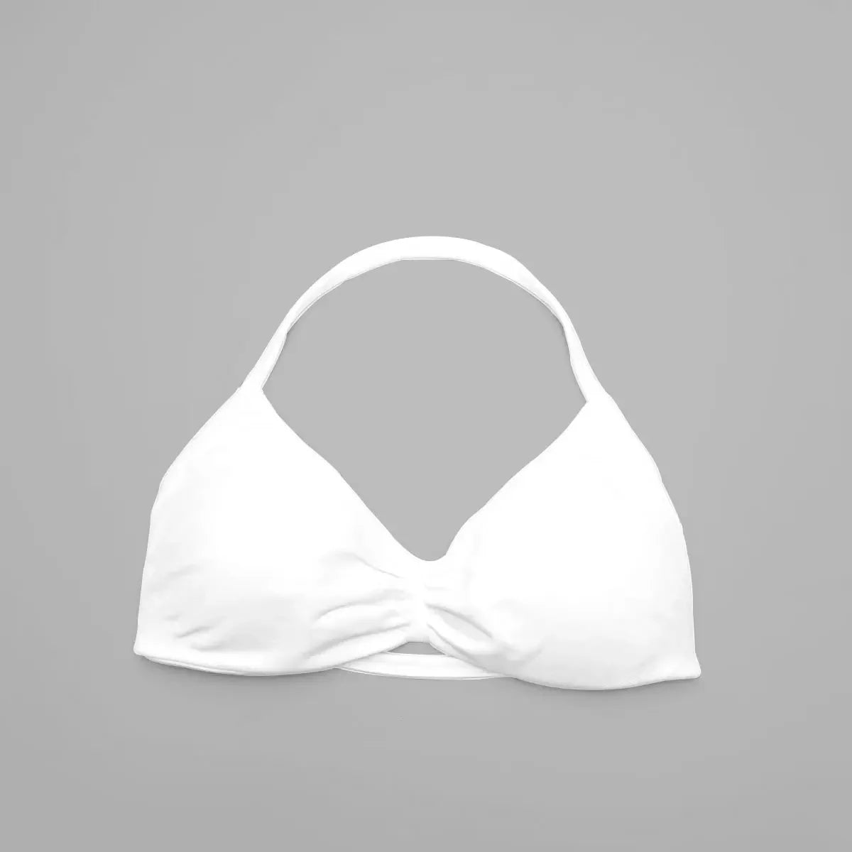 With Logo DF Women Seamless Halter Sports Bra Deep V | OWNLUXE