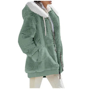 Hooded Zip-Up Coat | OWNLUXE