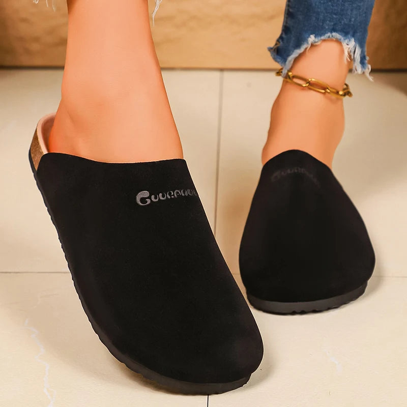 Women's Closed Toe Plus-Size Vintage Slippers – Shop at OWNLUXE