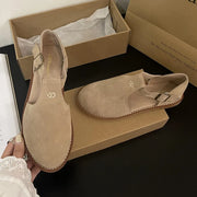 Women's Leather Retro Sandals (Khaki) – Shop at OWNLUXE