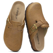 Unisex Arch Support Leather Slippers – Shop at OWNLUXE