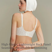 Women's Breathable Seamless Push Up Bra (Coral White) | OWNLUXE