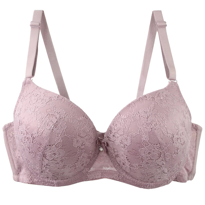 Bow Floral Print Extended-Size Purple Red | OWNLUXE