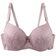 Bow Floral Print Extended-Size Purple Red | OWNLUXE