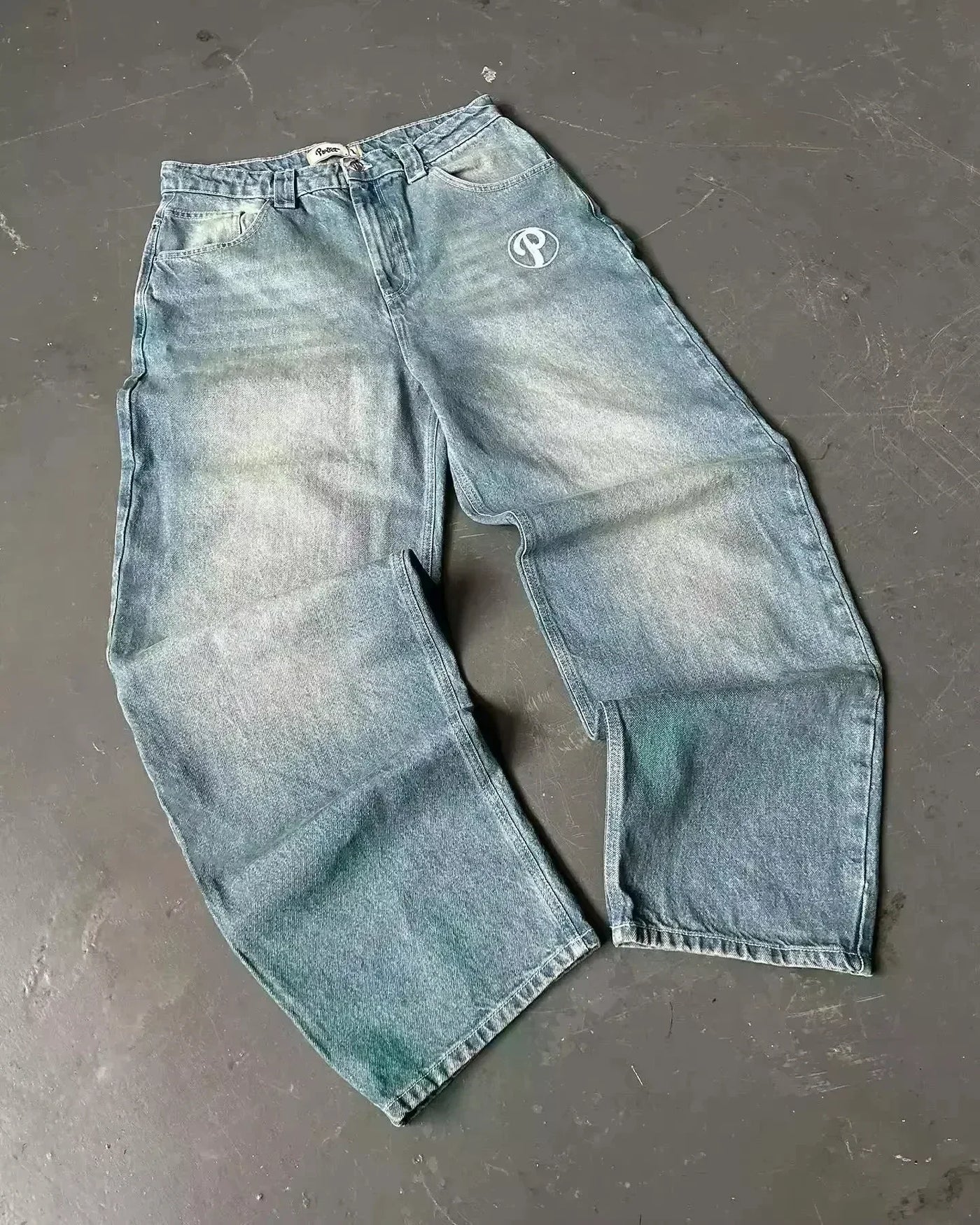 2026 American Trend Straight Jeans - Hip Hop Wide Leg Unisex