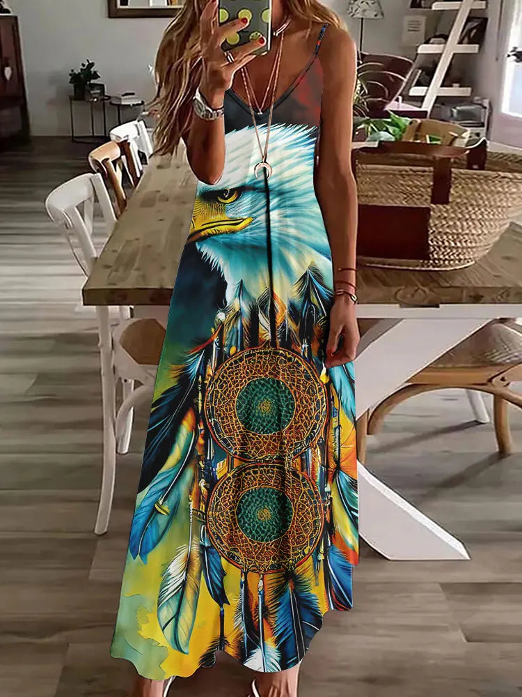 Bohemian Inspired Halter Dress – A Must-Have for Spring & Summer